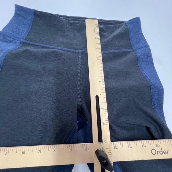 Outdoor Voices Pants Womens Small Blue Black Colorblock Leggings Gym Athletic - Picture 7 of 8
